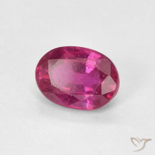 Rubi Luz vermelha Natural 1.20ct, oval, VS