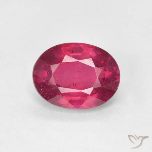 1.88ct Natural Luz vermelha Rubi, oval, VS