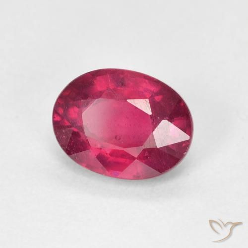 Rubi Luz vermelha Natural 1.88ct, oval, VS