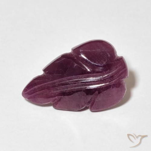 3.55ct Natural Vermelho roxo Rubi, Chique, Opaco