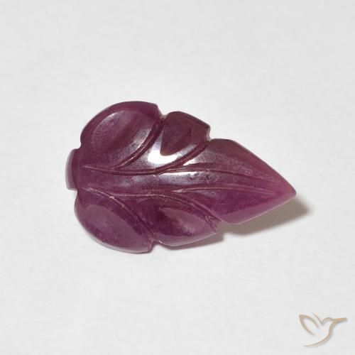 Rubi framboesa vermelha Natural 1.93ct, Chique, Opaco