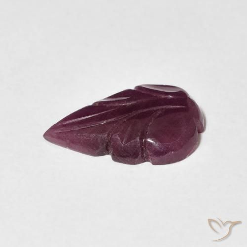 Rubi framboesa vermelha Natural 1.93ct, Chique, Opaco