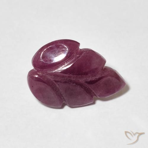 Rubi framboesa vermelha Natural 2.03ct, Chique, Opaco