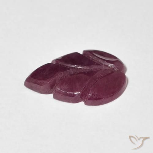 Rubi framboesa vermelha Natural 2.03ct, Chique, Opaco
