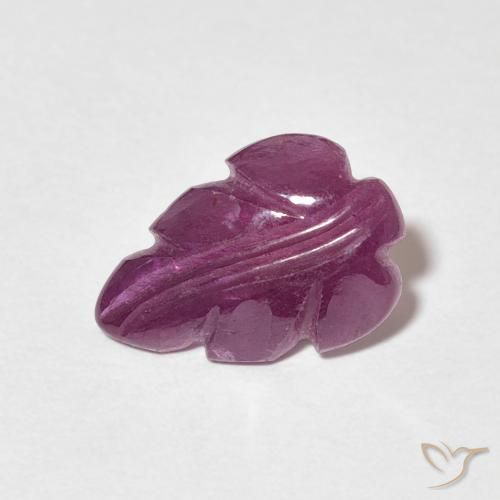 1.86ct Natural Medium Dark-Purple Rubi, Chique, Opaco