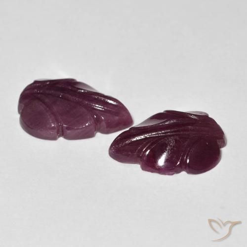 Pedras preciosas de Rubi framboesa vermelha natural de 7.29 ct, Chique, Opaco