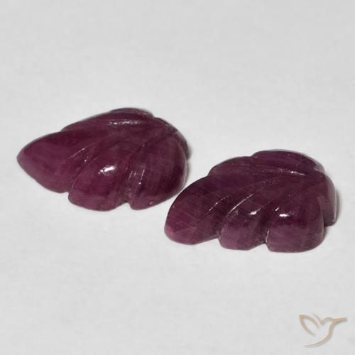 Pedras preciosas de Rubi framboesa vermelha natural de 4.36 ct, Chique, Opaco