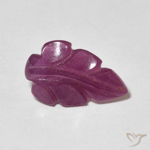 Rubi Roxo escuro Natural 1.65ct, Chique, Opaco