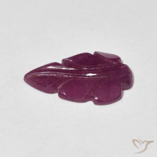 Rubi Roxo escuro Natural 1.65ct, Chique, Opaco