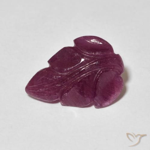 3.21ct Natural Roxo escuro Rubi, Chique, Opaco