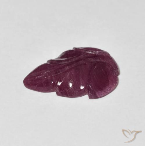 Rubi Roxo escuro Natural 3.21ct, Chique, Opaco