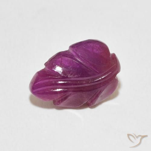 2.77ct Natural Medium Dark-Purple Rubi, Chique, Opaco