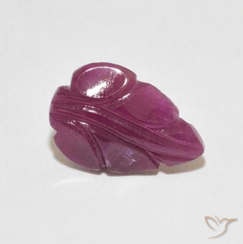 Rubi framboesa vermelha Natural 3.05ct, Chique, Opaco