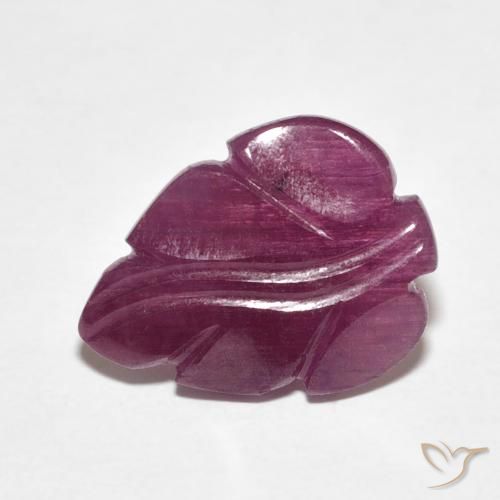 4.38ct Natural ameixa roxa Rubi, Chique, Opaco