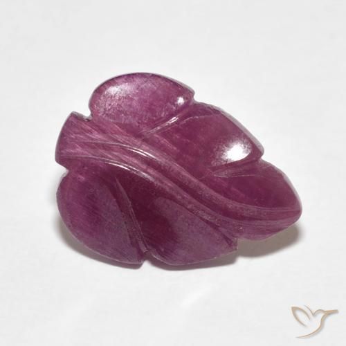 Rubi ameixa roxa Natural 4.38ct, Chique, Opaco