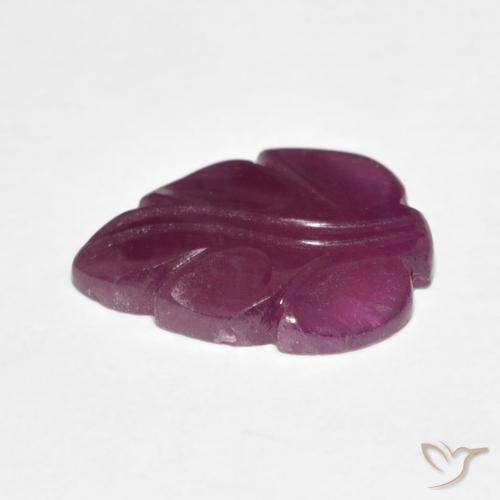 Rubi ameixa roxa Natural 4.38ct, Chique, Opaco