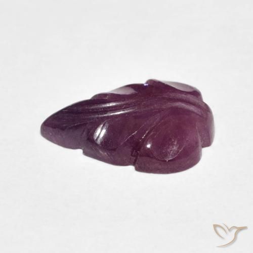 Rubi roxo avermelhado Natural 2.77ct, Chique, Opaco