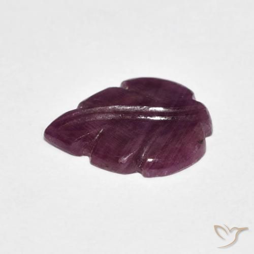 Rubi roxo avermelhado Natural 2.63ct, Chique, Opaco