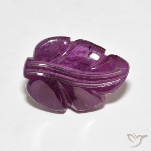 4.70ct Natural Medium Dark-Purple Rubi, Chique, Opaco