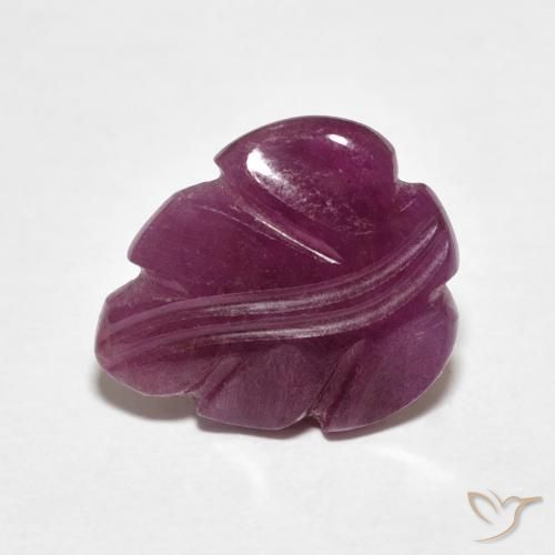 3.57ct Natural Medium Dark-Purple Rubi, Chique, Opaco