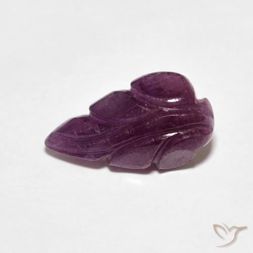 2.37ct Natural Medium Dark-Purple Rubi, Chique, Opaco