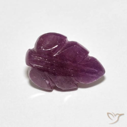 2.30ct Natural Medium Dark-Purple Rubi, Chique, Opaco
