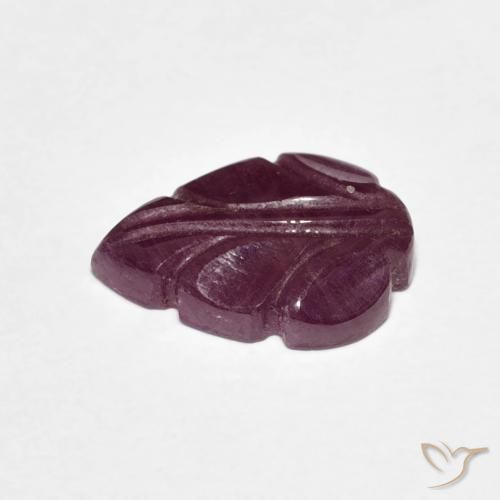 Rubi framboesa vermelha Natural 2.93ct, Chique, Opaco