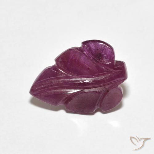 2.98ct Natural Medium Dark-Purple Rubi, Chique, Opaco