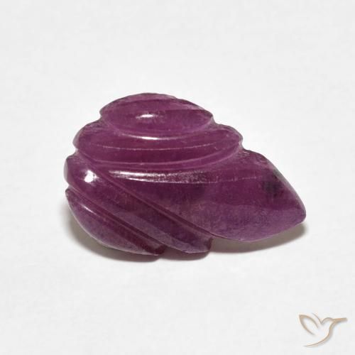 3.19ct Natural Medium Dark-Purple Rubi, Chique, Opaco