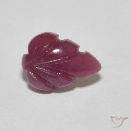Rubi Carmesim Profundo Natural 1.67ct, Chique, Opaco