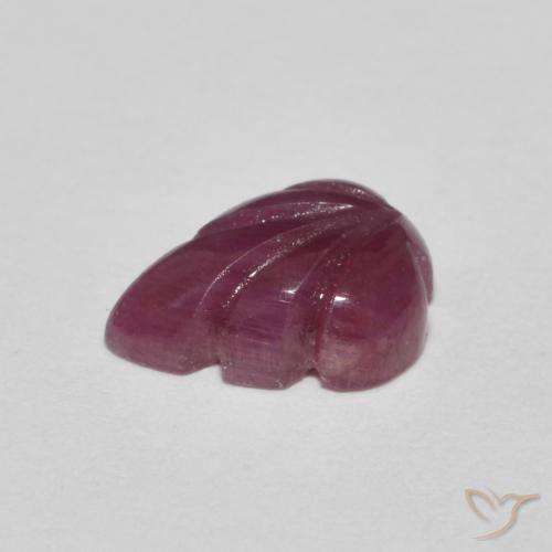 Rubi Carmesim Profundo Natural 1.67ct, Chique, Opaco