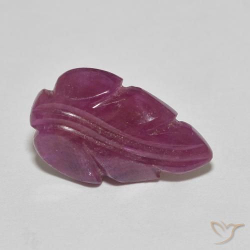 Rubi roxo médio Natural 4.07ct, Chique, Opaco