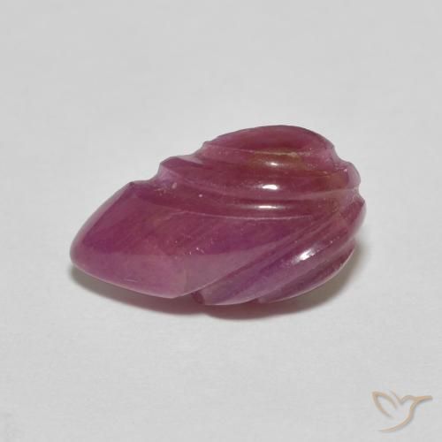 3.48ct Natural Medium Dark-Purple Rubi, Chique, Opaco
