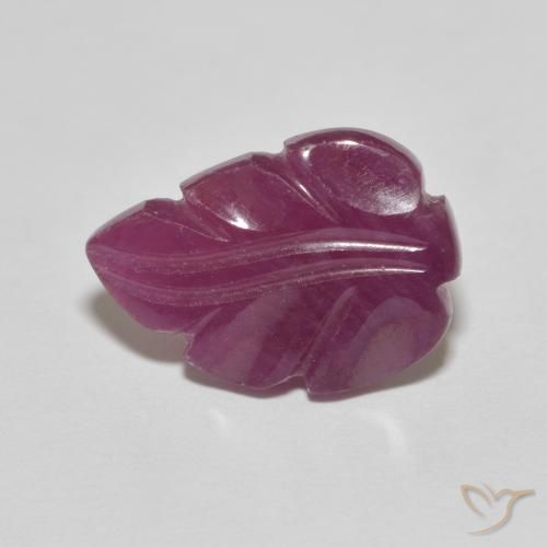 4.95ct Natural roxo avermelhado Rubi, Chique, Opaco