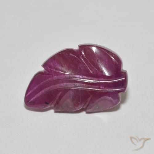 5.10ct Natural roxo avermelhado Rubi, Chique, Opaco