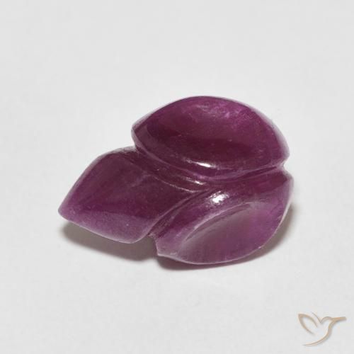 Rubi esculpido de 3,38 quilates, 12,3 x 8,7 mm de Madagascar, Photo A