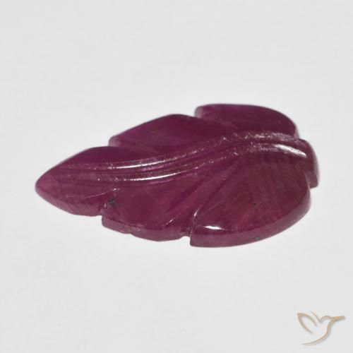 Rubi Vermelho escuro Natural 5.73ct, Chique, Opaco