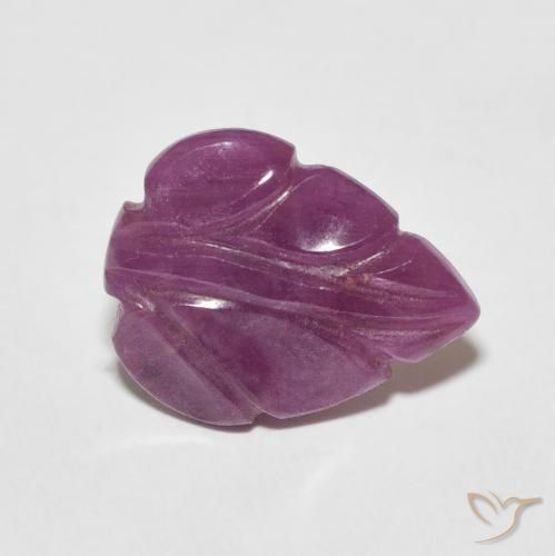 Rubi Vermelho escuro Natural 3.36ct, Chique, Opaco
