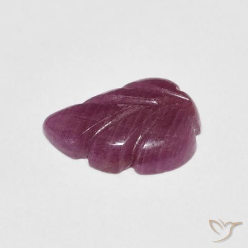 Rubi Vermelho escuro Natural 1.23ct, Chique, Opaco
