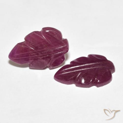 Pedras preciosas de Rubi Vermelho escuro natural de 5.53 ct, Chique, Opaco