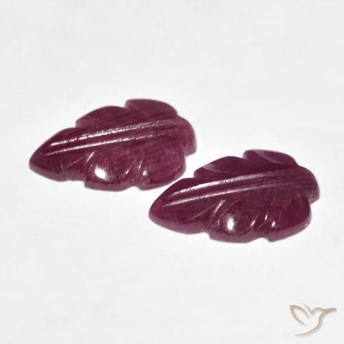 Pedras preciosas de Rubi Vermelho escuro natural de 5.53 ct, Chique, Opaco