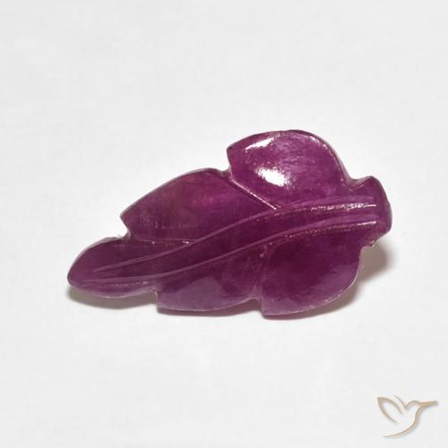 2.74ct Natural Medium Dark-Purple Rubi, Chique, Opaco