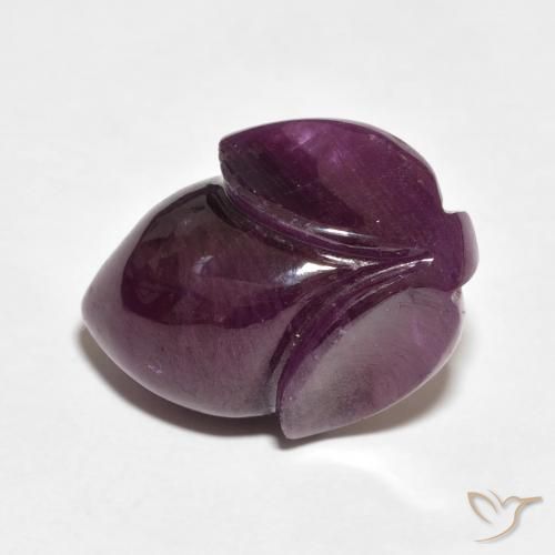 13.39ct Natural framboesa vermelha Rubi, Flor cortada, Opaco