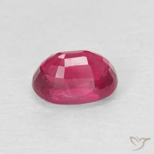 Rubi Luz vermelha Natural 1.37ct, oval, VS
