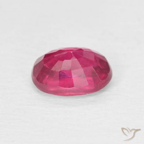 Rubi Rosa Avermelhado Profundo Natural 1.22ct, oval, VS