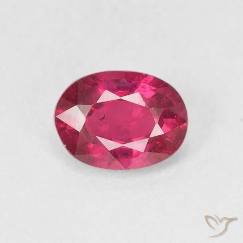 1.17ct Natural Vermelho rosado Rubi, oval, VS
