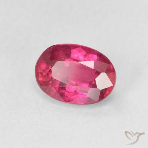 Rubi Luz vermelha Natural 1.33ct, oval, VS