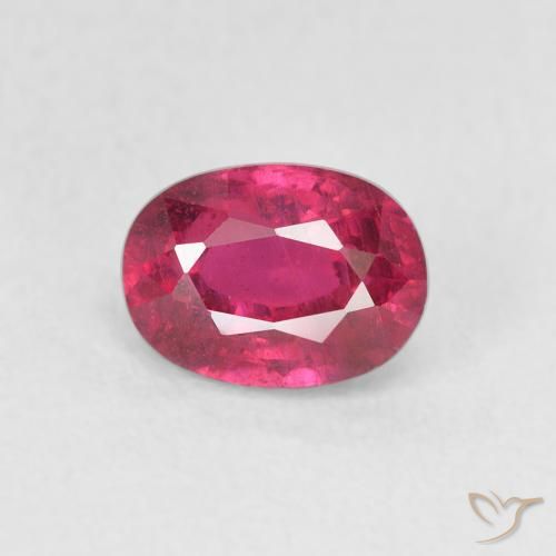 1.33ct Natural Vermelho rosado Rubi, oval, VS