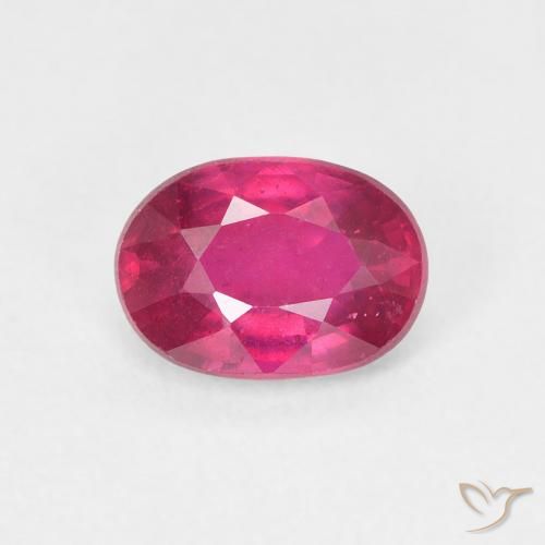 1.17ct Natural Vermelho rosado Rubi, oval, VS