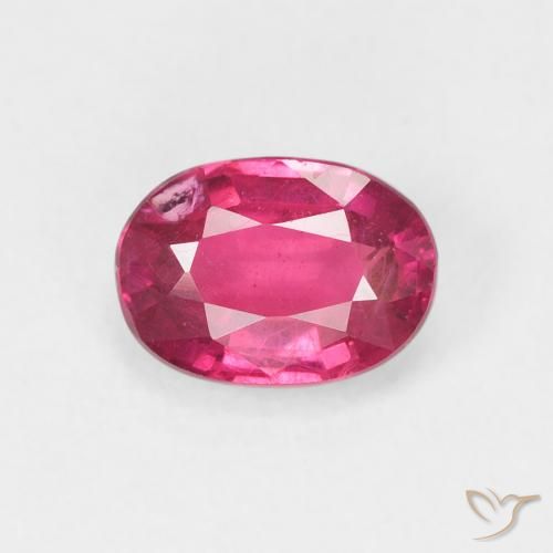 1.18ct Natural Vermelho rosado Rubi, oval, VS